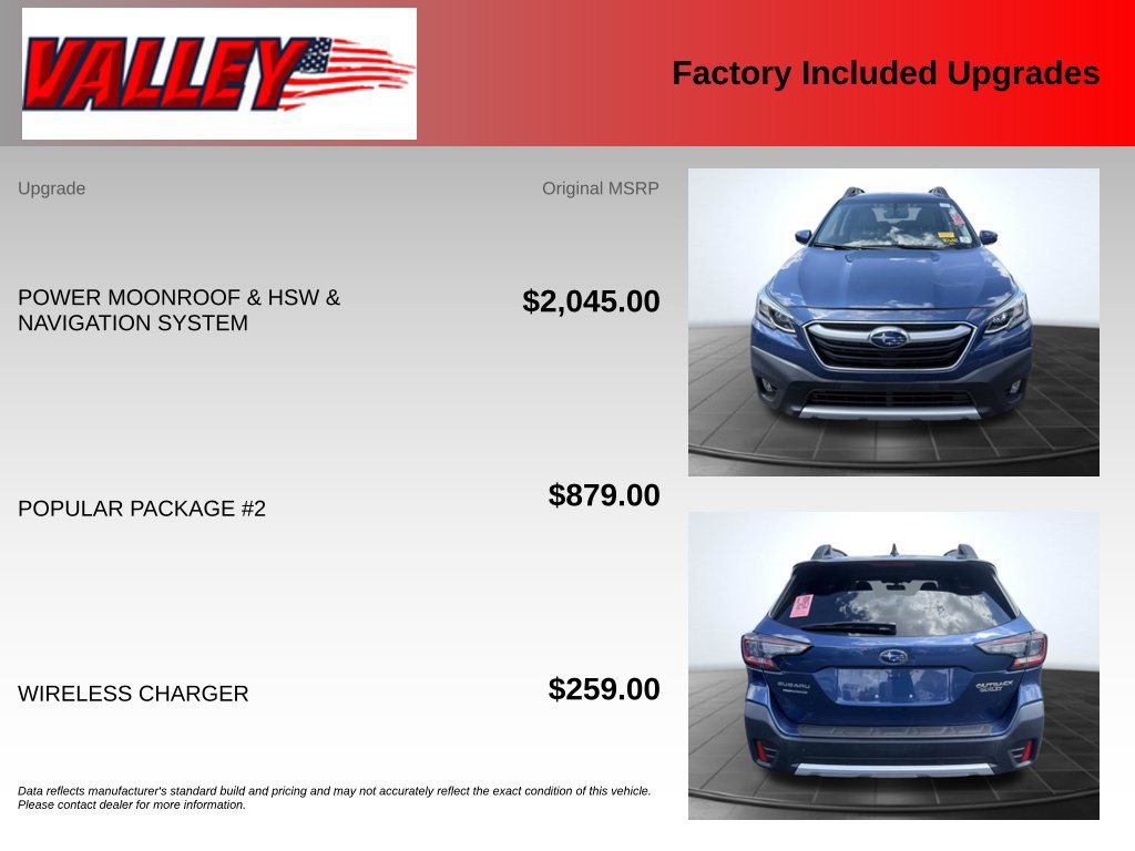 Used 2021 Subaru Outback Limited w/ Popular Package #2 AWD/4WD image 6