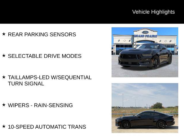 Certified 2025 Ford Mustang GT w/ Mustang Nite Pony Package RWD image 5