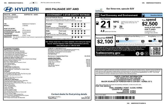 Used 2023 Hyundai Palisade XRT AWD/4WD image 4