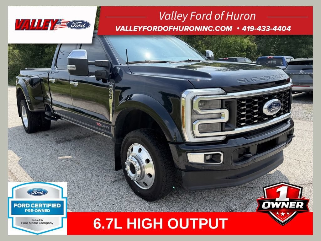Certified 2025 Ford F450 Platinum w/ Platinum Plus Package