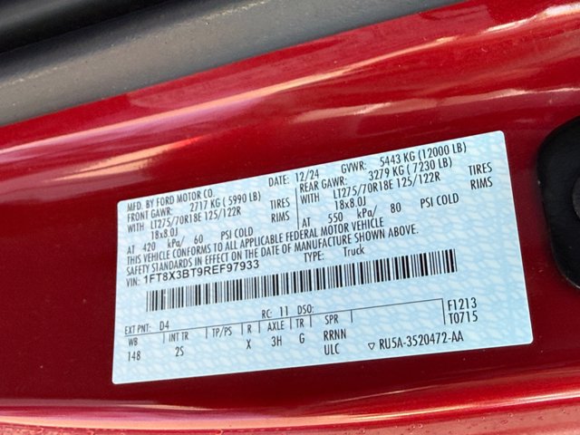 Certified 2024 Ford F350 XLT w/ XLT Premium Package AWD/4WD image 39