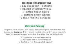 Certified 2024 Ford Explorer XLT w/ Equipment Group 202A AWD/4WD image 2
