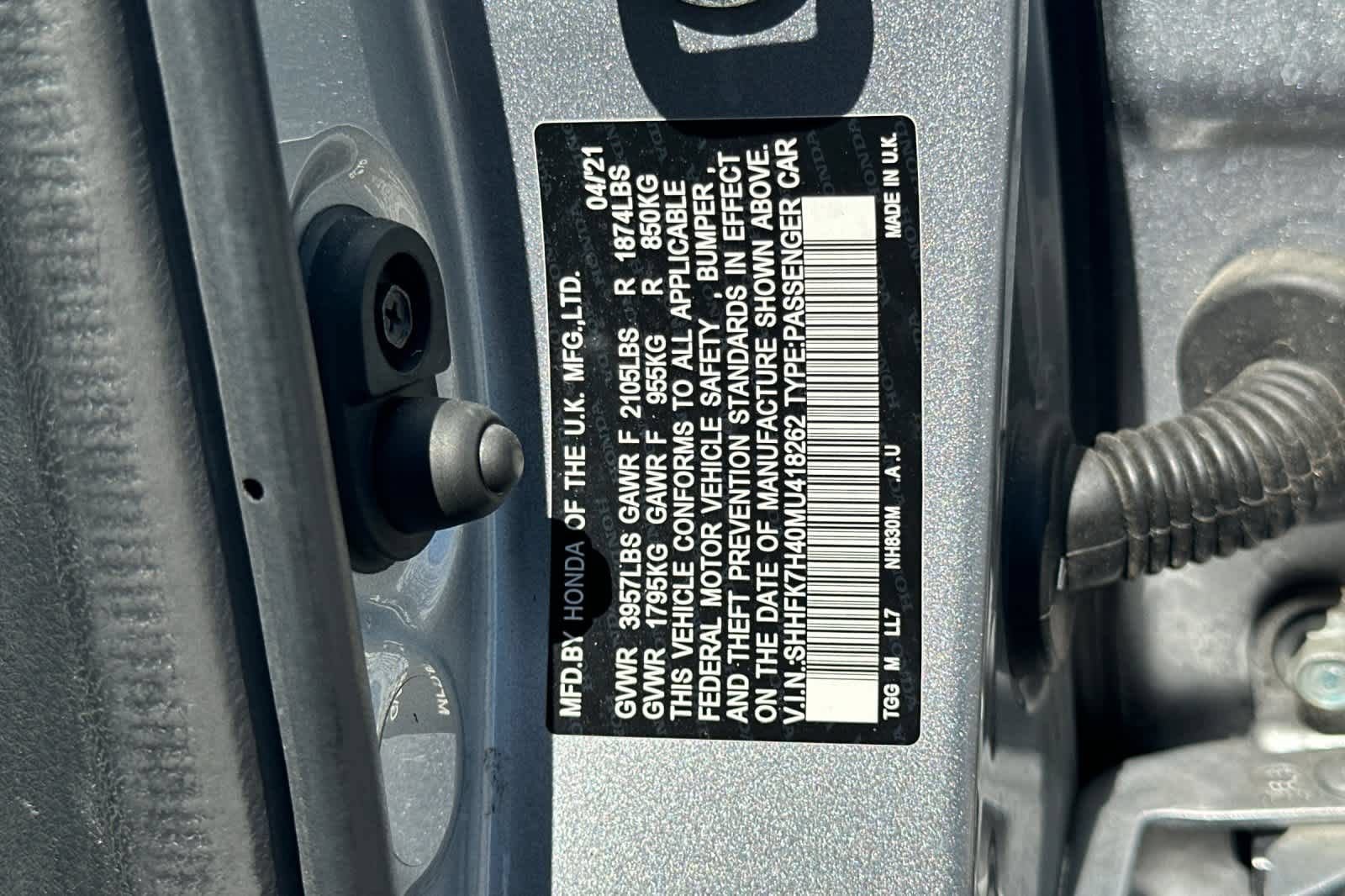 Used 2021 Honda Civic Sport image 28