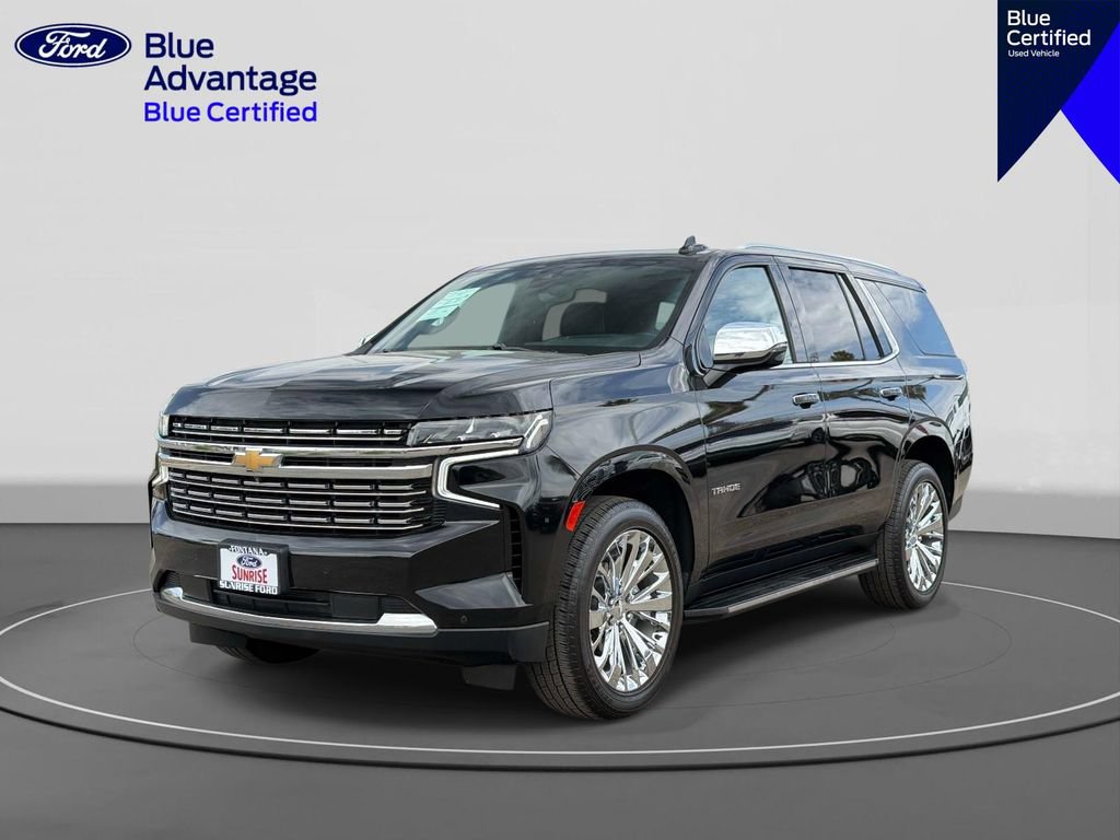 Used 2021 Chevrolet Tahoe Premier w/ Premium Package RWD image 1
