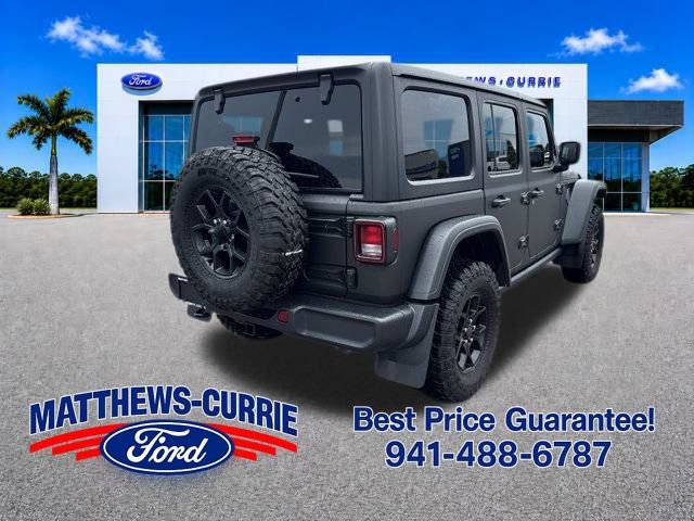 Used 2025 Jeep Wrangler Unlimited Sport AWD/4WD image 4