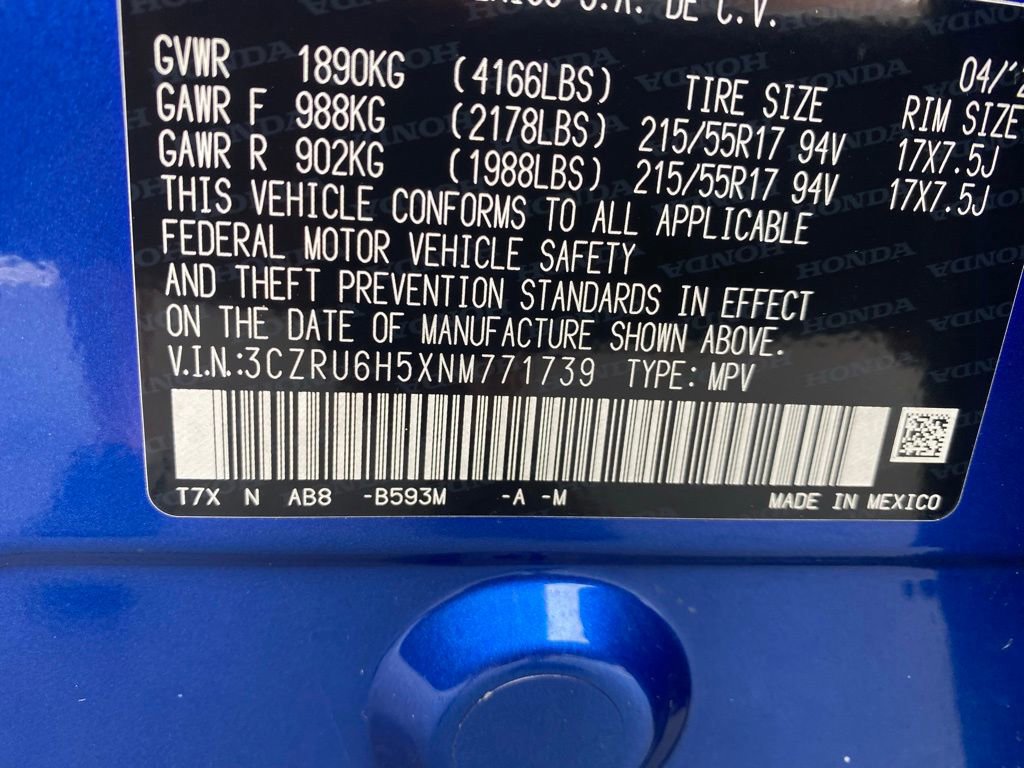 Used 2022 Honda HR-V EX image 32