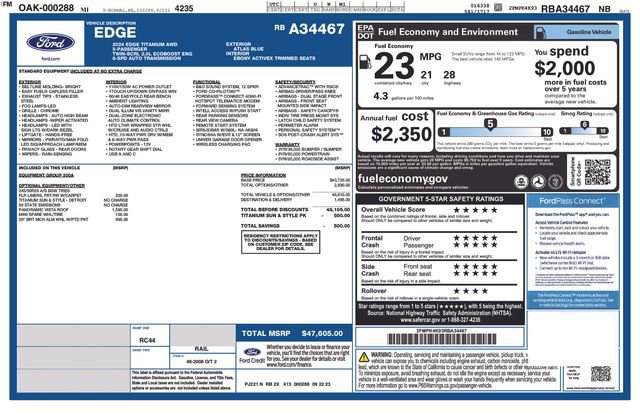 Certified 2024 Ford Edge Titanium image 13