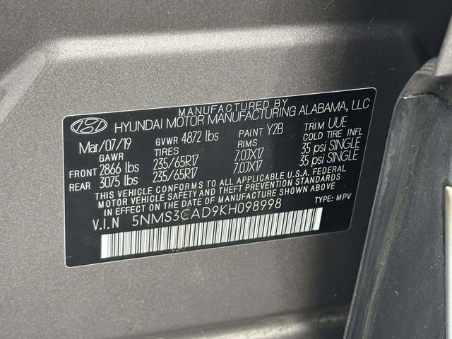 Used 2019 Hyundai Santa Fe SEL image 11