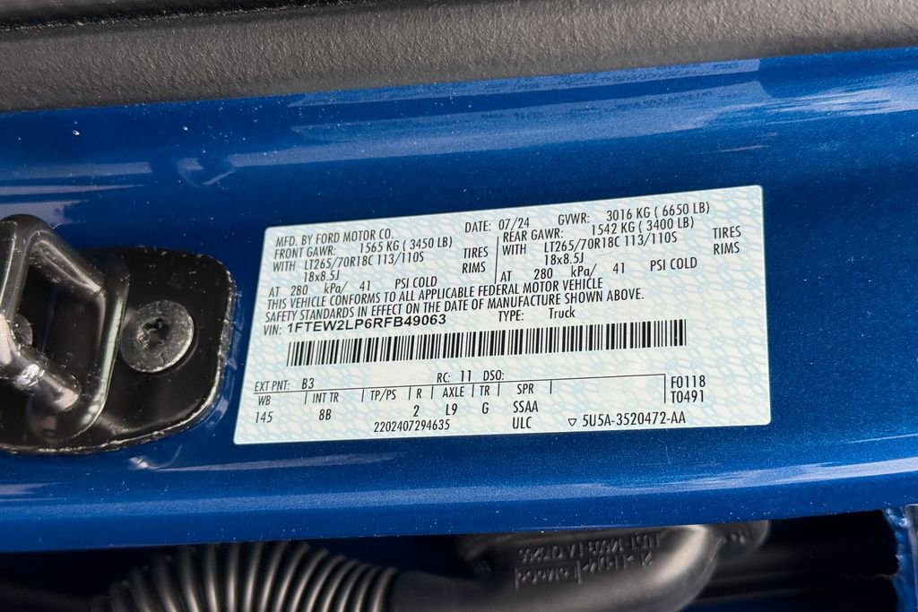 Certified 2024 Ford F150 STX w/ Equipment Group 201A FX4 image 22