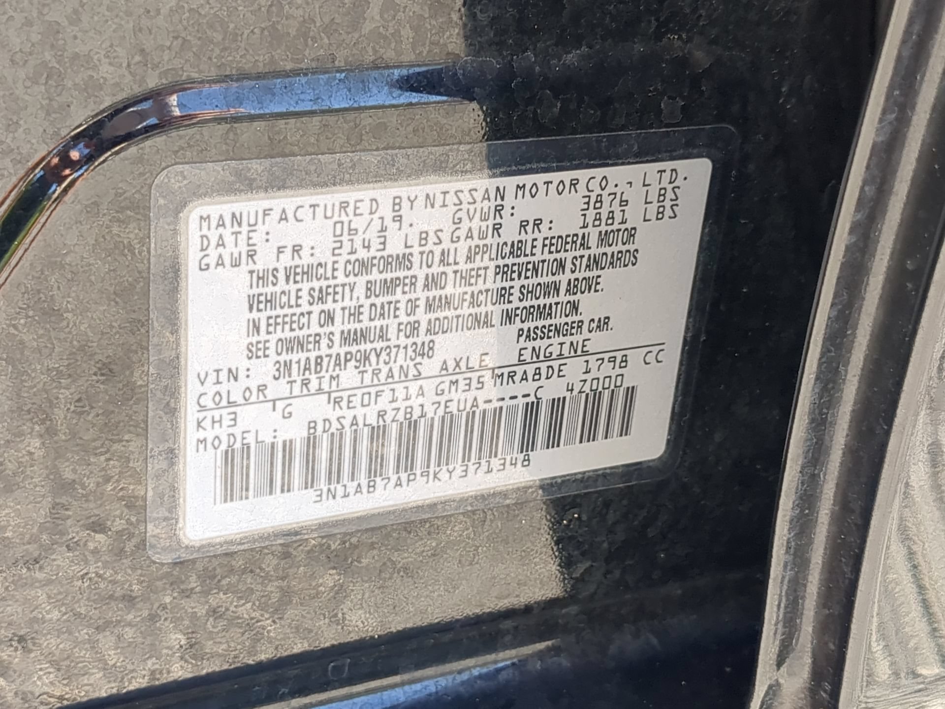 Used 2019 Nissan Sentra SR FWD image 71