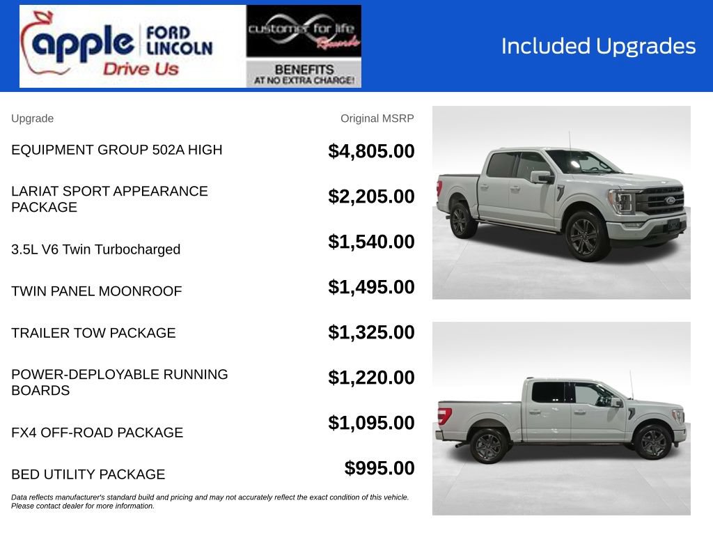 Certified 2023 Ford F150 Lariat w/ Equipment Group 502A High AWD/4WD image 4