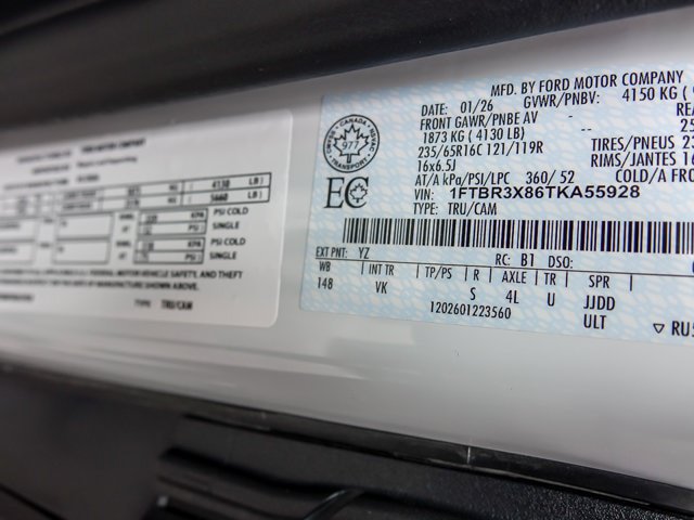 Certified 2026 Ford Transit 250 148 High Roof Extended w/ Load Area Protection Package RWD image 28