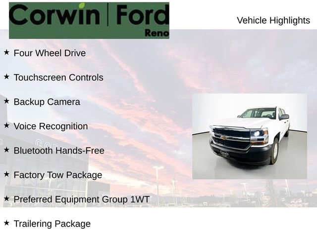 Used 2018 Chevrolet Silverado 1500 W/T w/ Trailering Package image 8