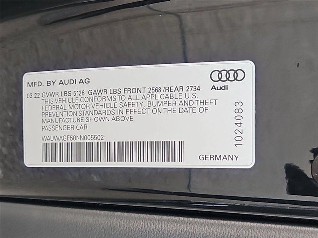 Used 2022 Audi A5 2.0T Premium Plus AWD/4WD image 20