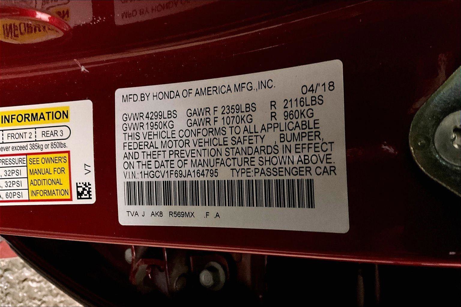 Used 2018 Honda Accord EX-L image 32