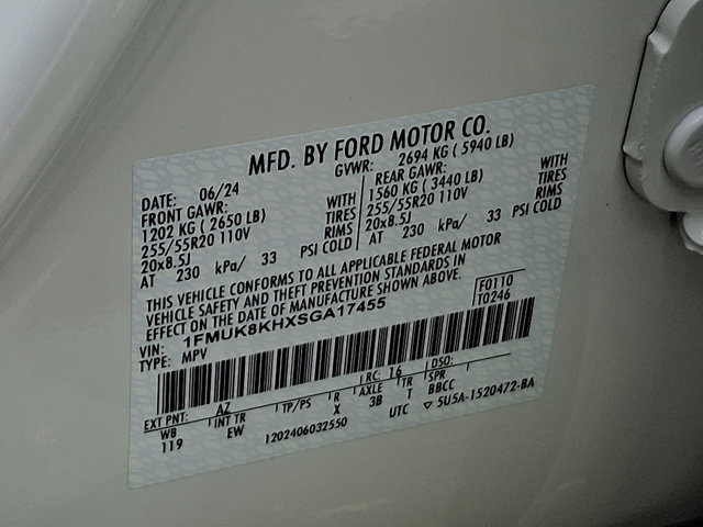 Certified 2025 Ford Explorer ST-Line AWD/4WD image 34