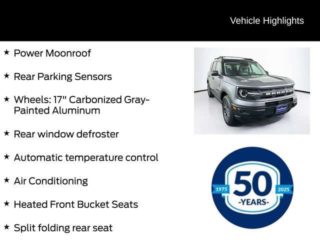 Certified 2023 Ford Bronco Sport Big Bend w/ Convenience Package AWD/4WD image 11