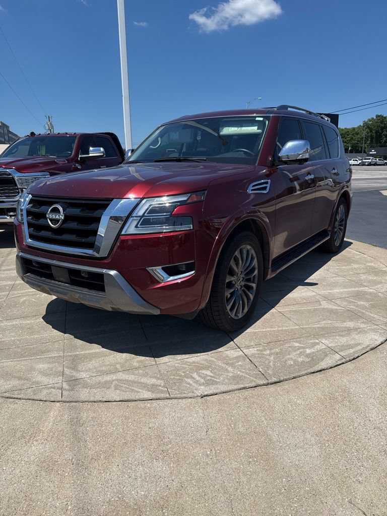 Used 2023 Nissan Armada Platinum w/ Captain's Chairs Package