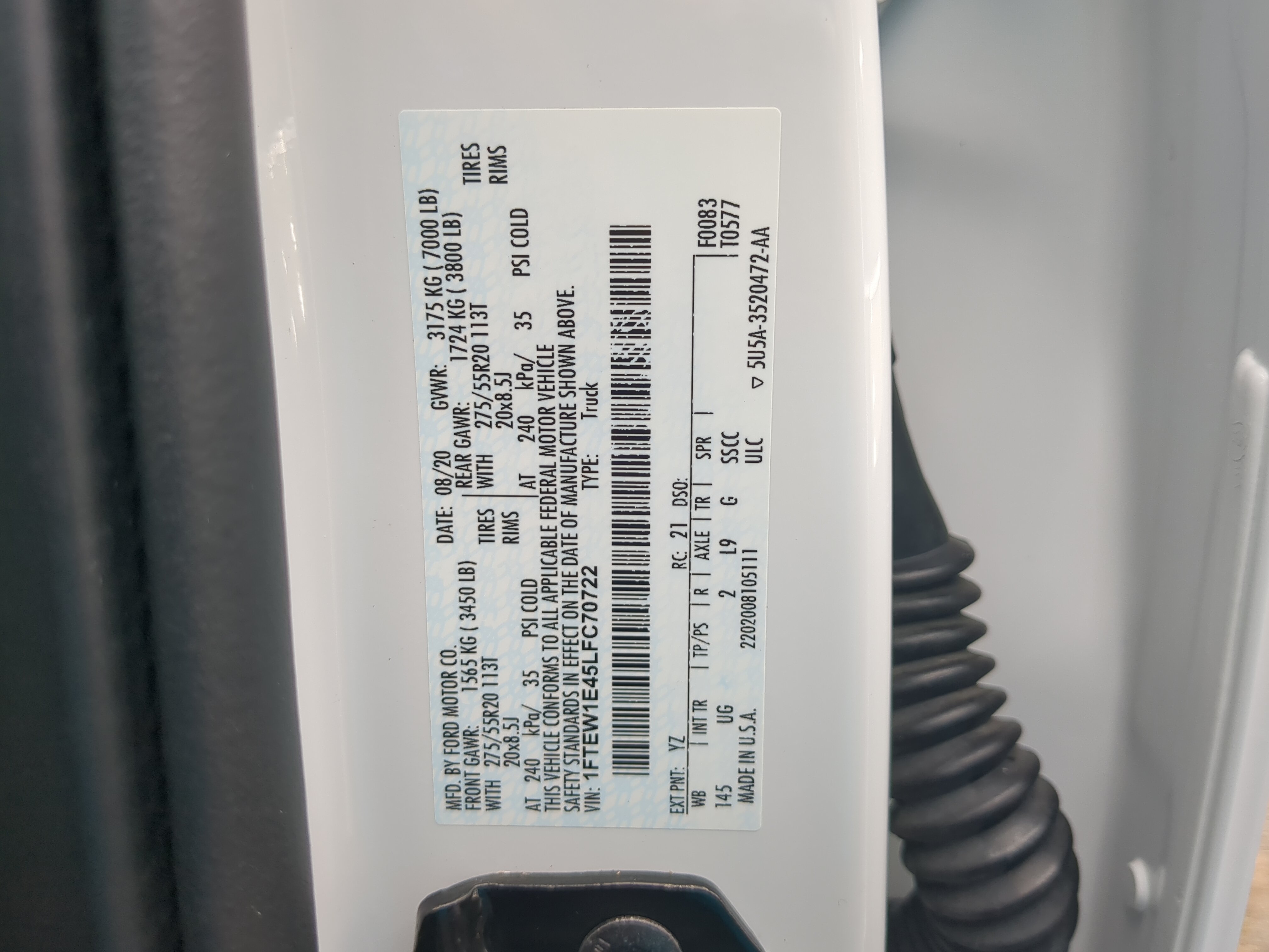 Certified 2020 Ford F150 XLT w/ Equipment Group 302A Luxury AWD/4WD image 26