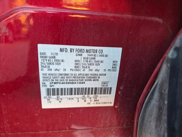 Certified 2022 Ford Edge Titanium w/ Equipment Group 301A AWD/4WD image 16