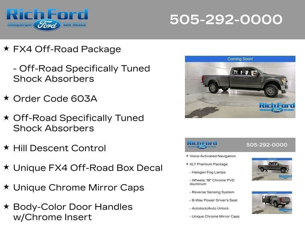 Certified 2021 Ford F250 XLT w/ XLT Premium Package AWD/4WD image 33