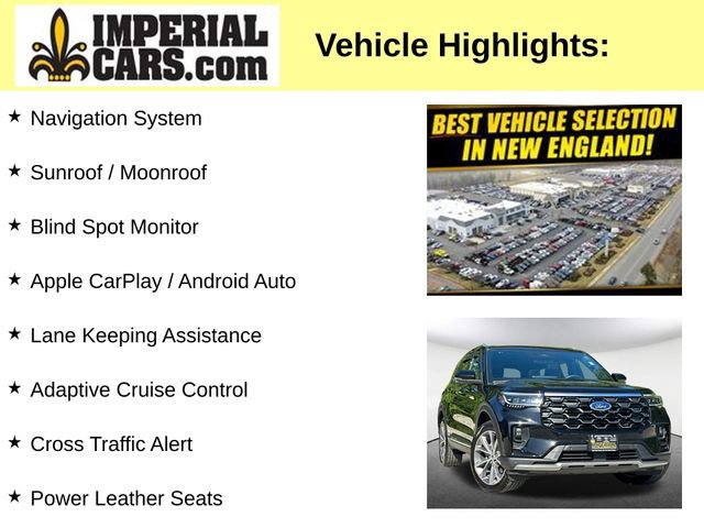 Certified 2025 Ford Explorer Platinum w/ Ultimate Package AWD/4WD image 5