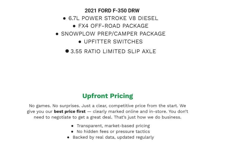 Certified 2021 Ford F350 XL w/ STX Appearance Package AWD/4WD image 2