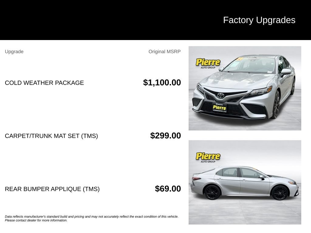 Used 2024 Toyota Camry SE w/ Cold Weather Package AWD/4WD image 13