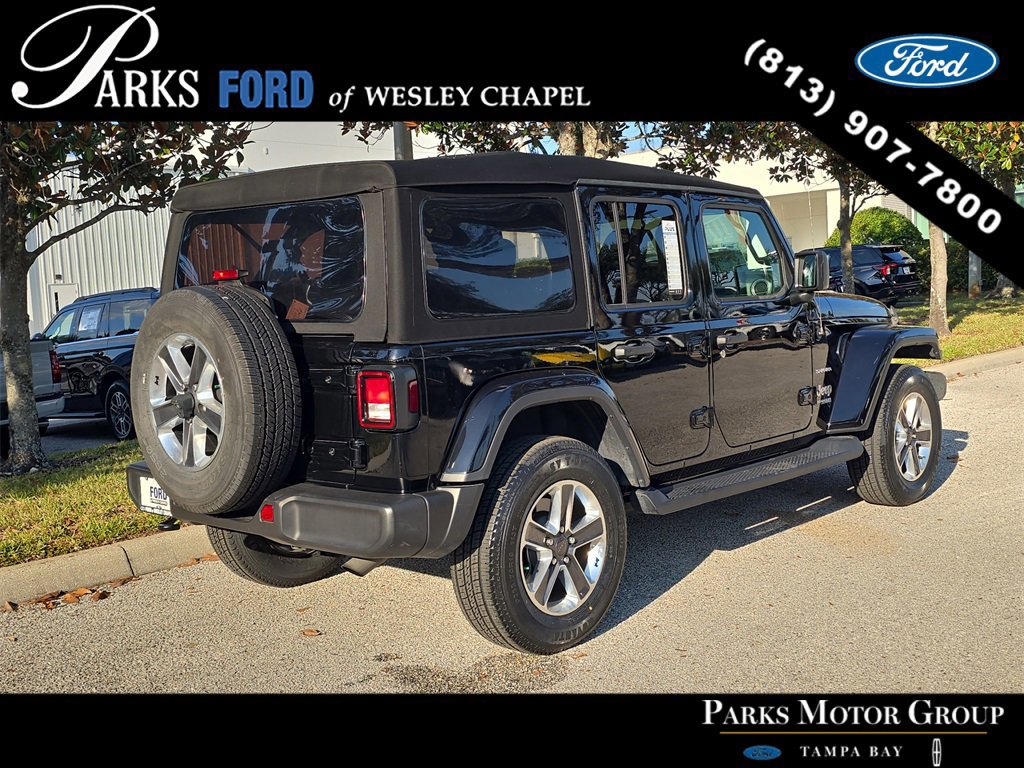 Used 2021 Jeep Wrangler Unlimited Sahara image 3