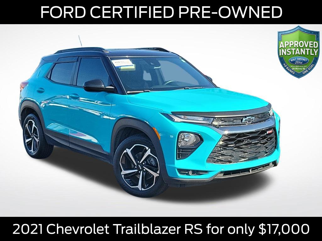 Used 2021 Chevrolet TrailBlazer RS w/ Sun and Liftgate Package