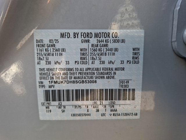 Certified 2025 Ford Explorer Active w/ Active Comfort Package RWD image 39