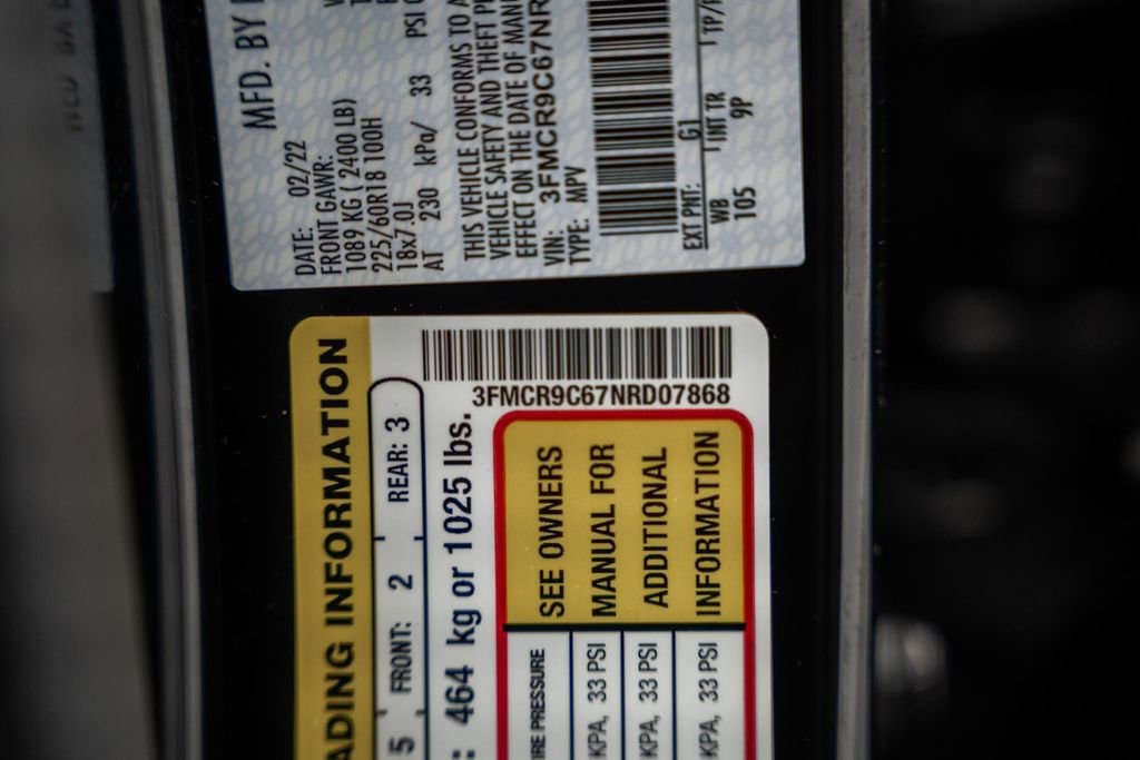 Certified 2022 Ford Bronco Sport Outer Banks w/ Tech Package AWD/4WD image 41