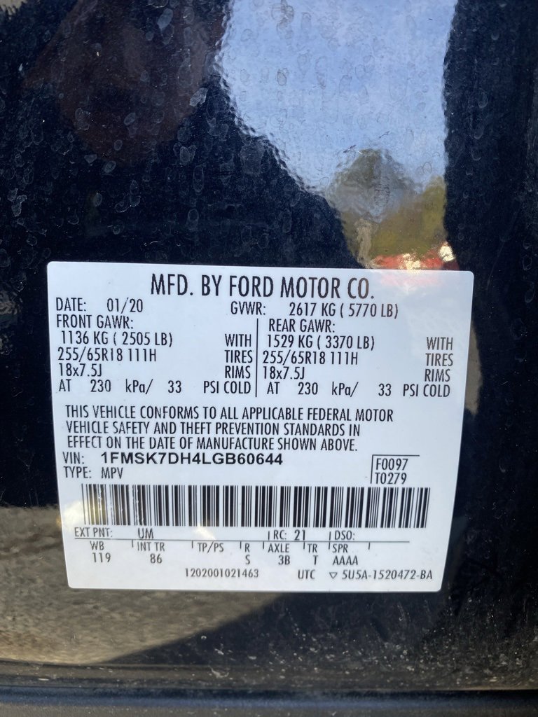Certified 2020 Ford Explorer XLT image 35