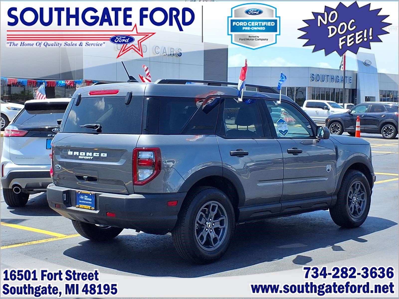 Certified 2024 Ford Bronco Sport Big Bend w/ Convenience Package AWD/4WD image 2