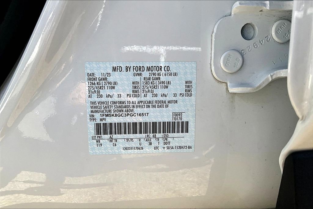 Certified 2023 Ford Explorer ST w/ Equipment Group 401A image 36