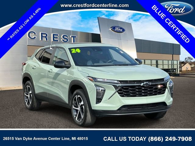 Used 2024 Chevrolet Trax RS w/ Sunroof Package FWD image 1