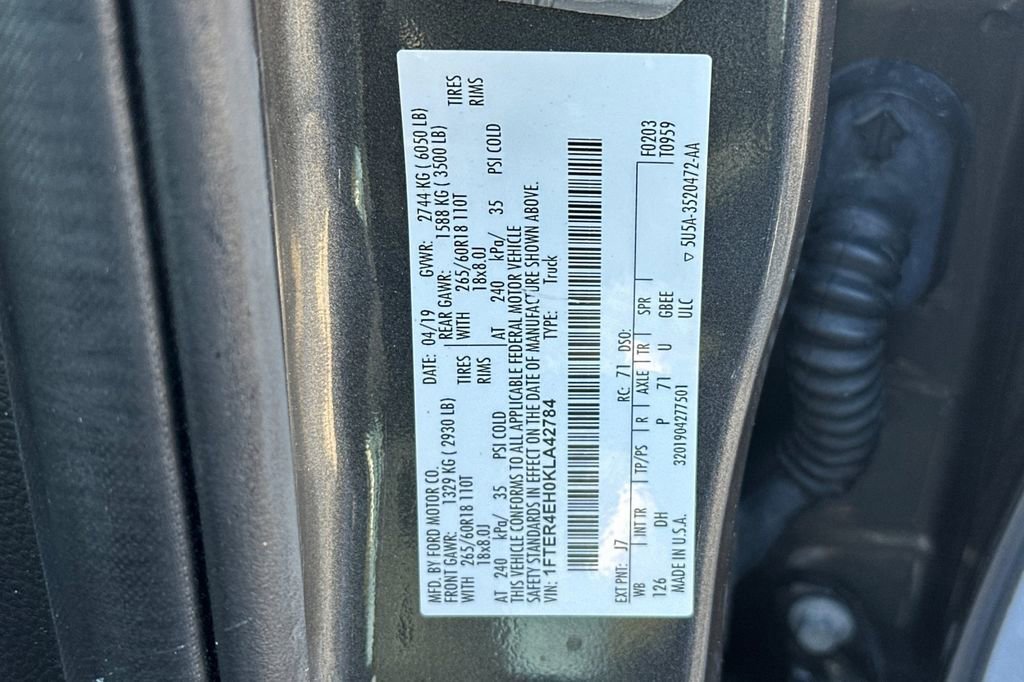 Certified 2019 Ford Ranger Lariat w/ Technology Package image 29