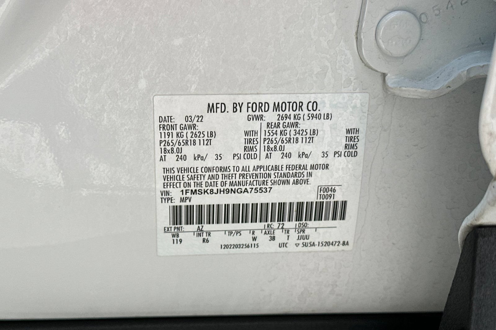 Certified 2022 Ford Explorer Timberline AWD/4WD image 34
