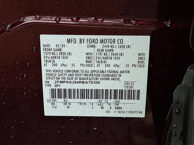 Certified 2024 Ford Edge SEL AWD/4WD image 26