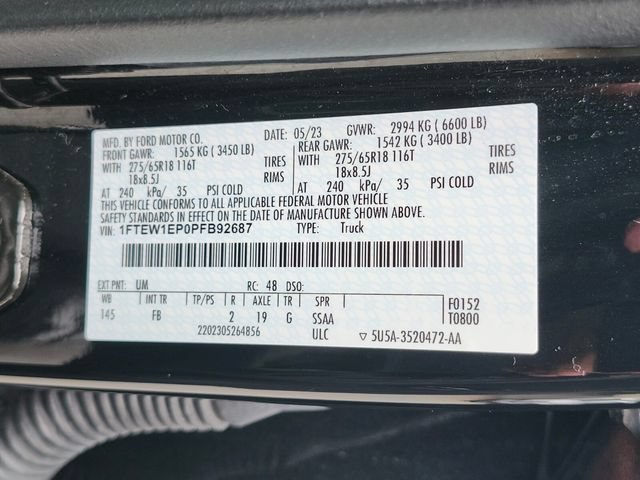 Certified 2023 Ford F150 XLT w/ Equipment Group 302A High AWD/4WD image 33