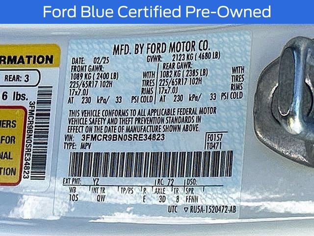 Certified 2025 Ford Bronco Sport Big Bend AWD/4WD image 38