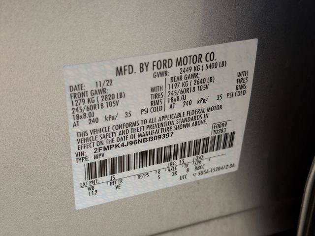 Certified 2022 Ford Edge SEL w/ Convenience Package AWD/4WD image 37