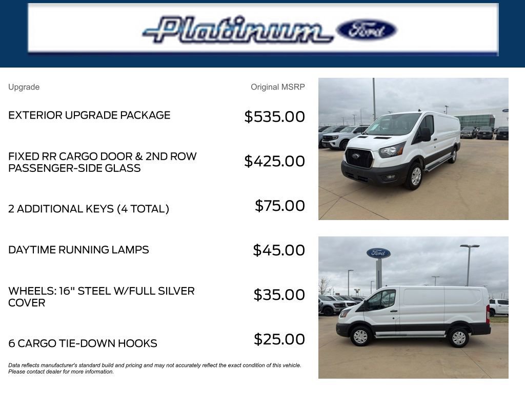 Certified 2024 Ford Transit 250 Base w/ Exterior Upgrade Package image 12
