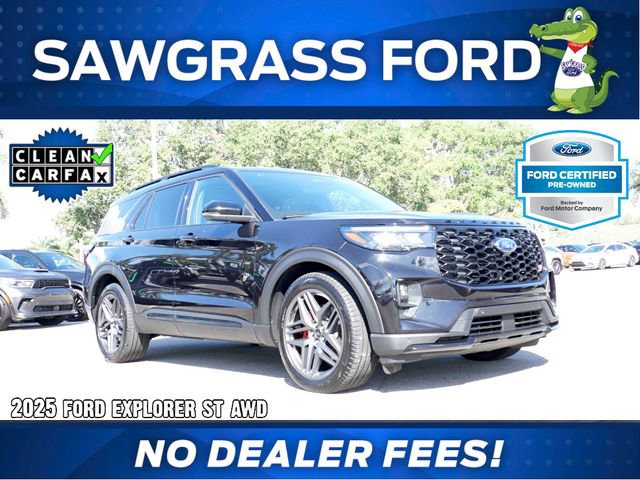 Certified 2025 Ford Explorer ST w/ Sun And Sound Package AWD/4WD image 1