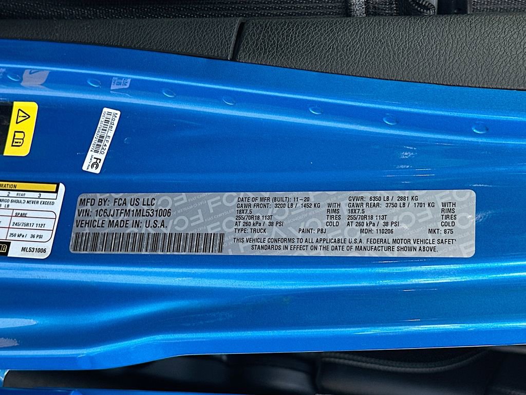 Used 2021 Jeep Gladiator Overland w/ Popular Equipment Package image 27