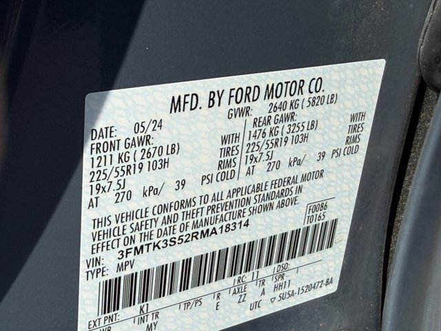 Certified 2024 Ford Mustang Mach-E Premium AWD/4WD image 40