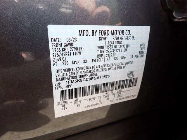 Certified 2023 Ford Explorer ST w/ Equipment Group 401A AWD/4WD image 24