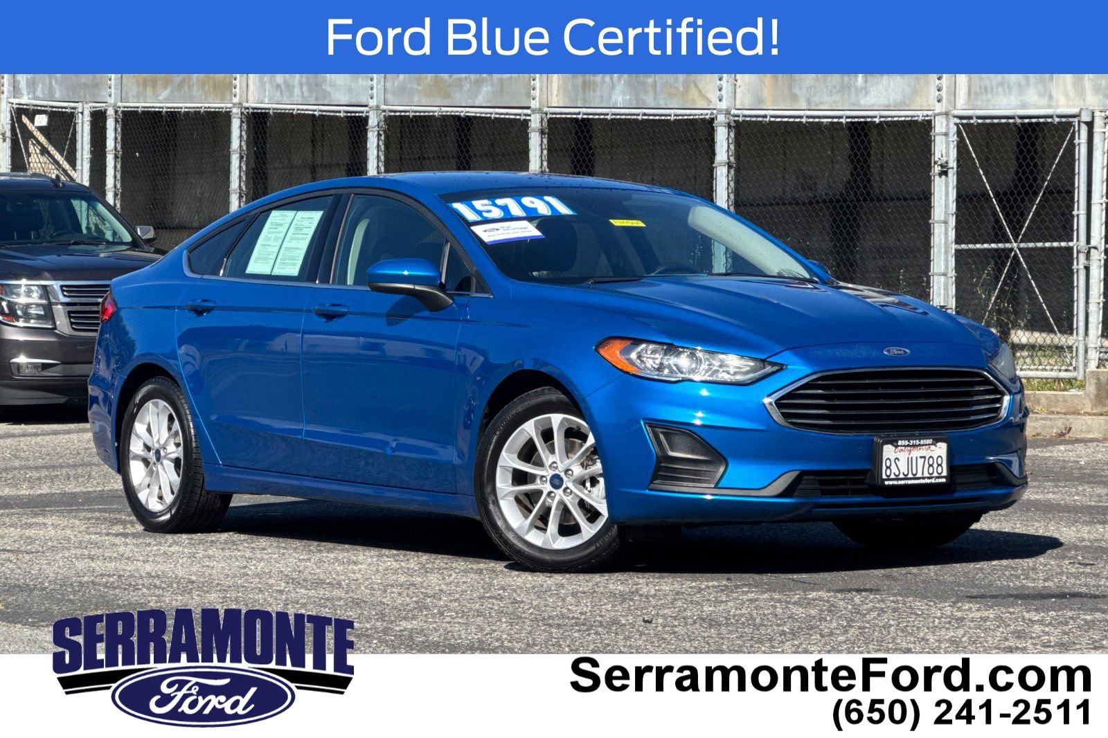 Certified 2020 Ford Fusion SE FWD image 2