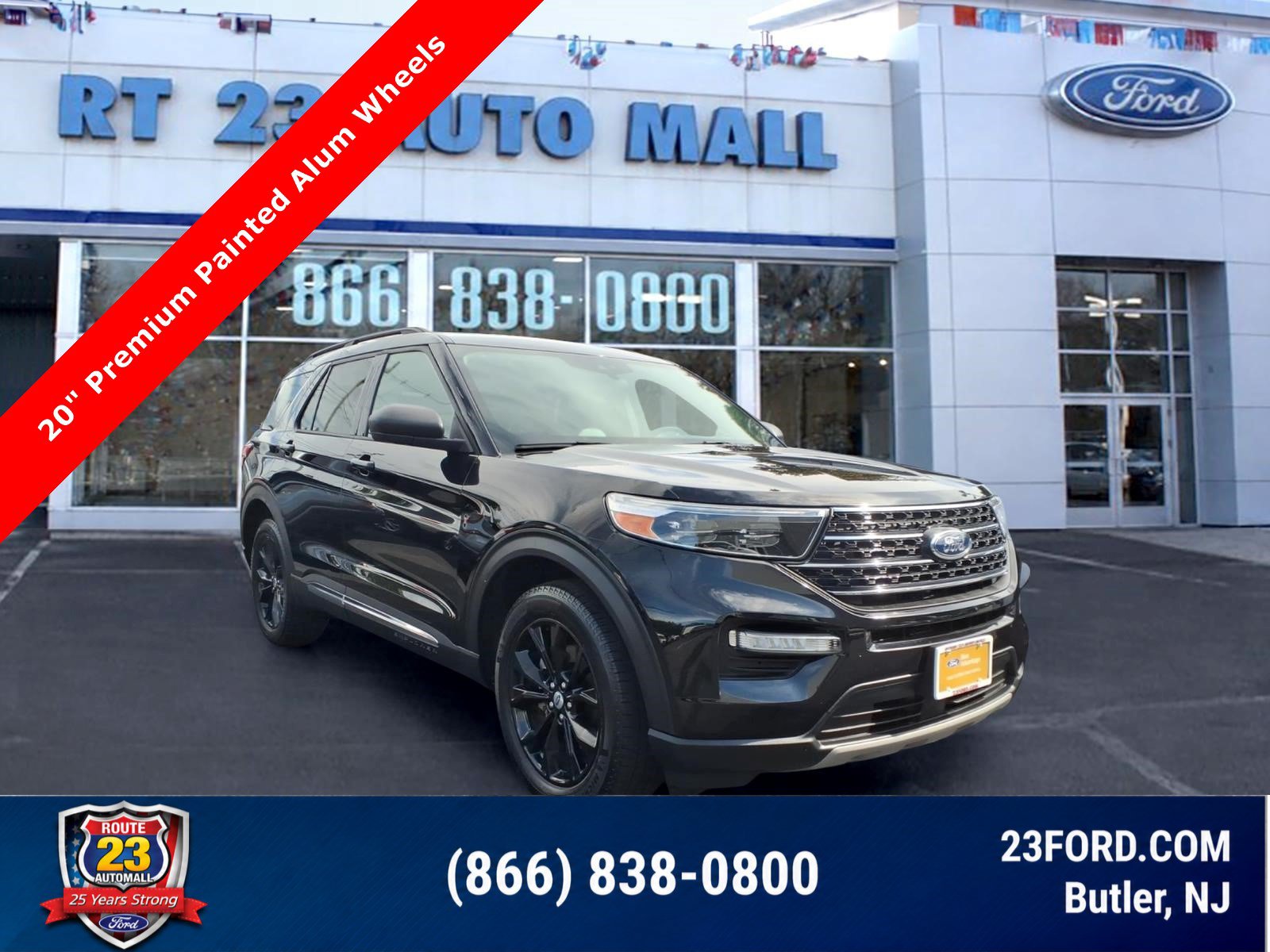 Certified 2023 Ford Explorer XLT w/ Equipment Group 202A AWD/4WD image 1