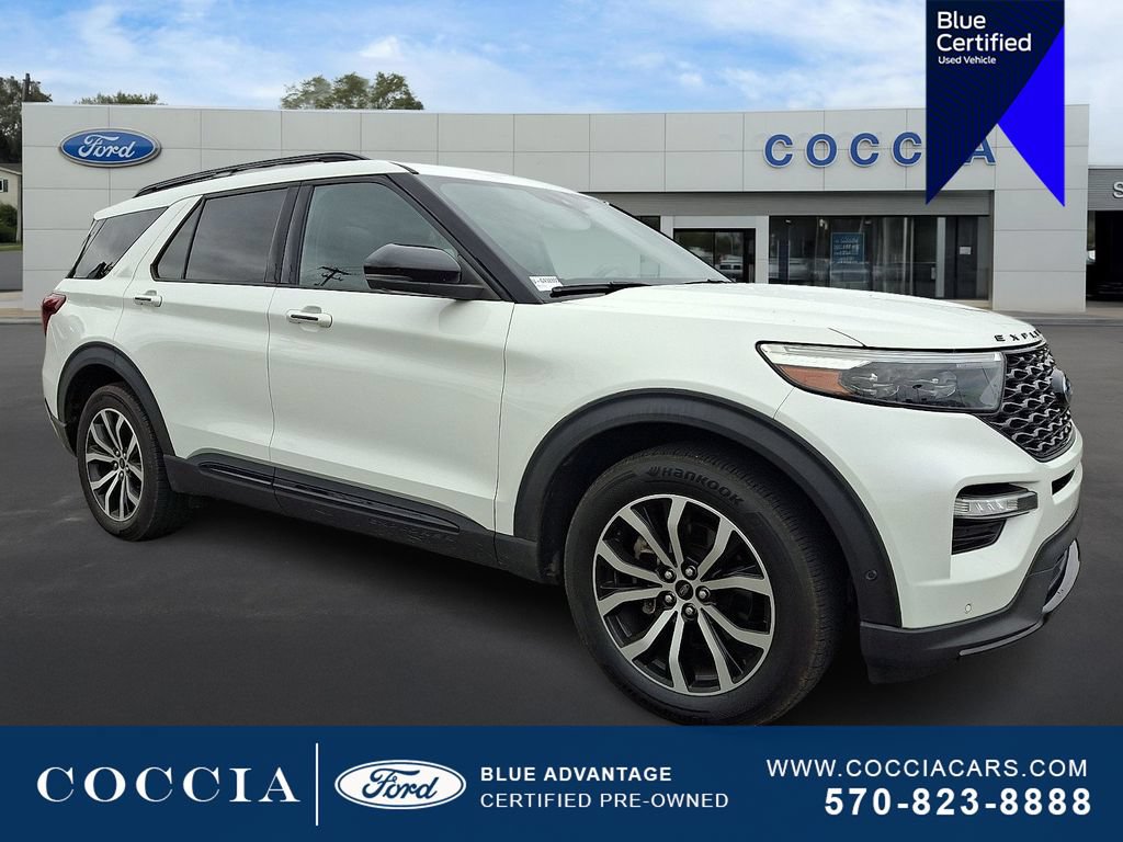 Certified 2020 Ford Explorer ST w/ Premium Technology Package AWD/4WD image 3